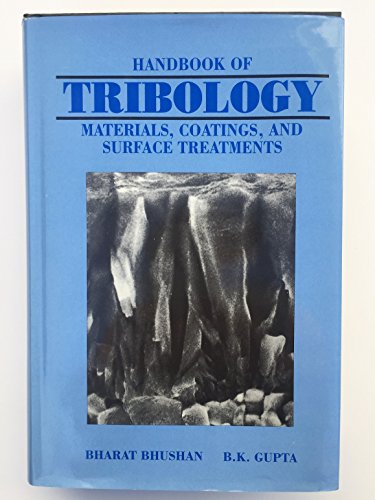 Beispielbild fr Handbook of Tribology zum Verkauf von Better World Books