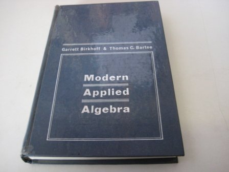 9780070053816: Modern Applied Algebra