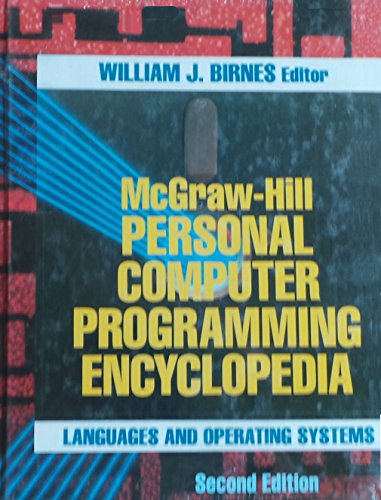 Imagen de archivo de McGraw-Hill Personal Computer Programming Encyclopedia: Languages and Operating Systems a la venta por HPB-Red