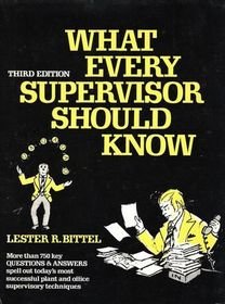 9780070054592: Title: What Every Supervisor Should Know