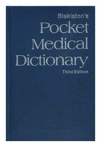 Stock image for Blakiston's Pocket Medical Dictionary for sale by Wonder Book