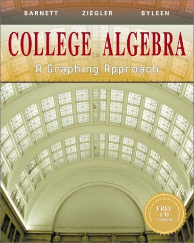 Stock image for College Algebra: A Graphing Approach for sale by HPB-Red