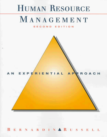 Beispielbild fr Human Resource Management: An Experiential Approach zum Verkauf von Wonder Book