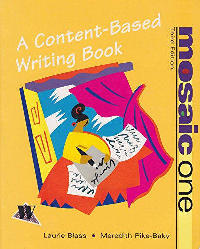 9780070058491: Mosaic I: A Content-Based Writing Book