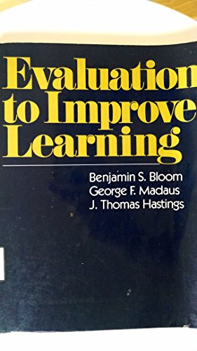 Beispielbild fr Evaluation to Improve Learning zum Verkauf von Once Upon A Time Books
