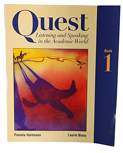 9780070062498: Quest Listening and Speaking in the Academic World, Book 1