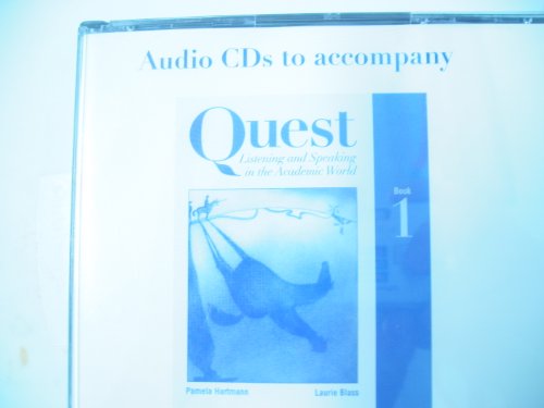 Audio CD to Accompany Quest L/S Bk 1 (9780070062511) by Blass, Laurie; Hartmann, Pamela