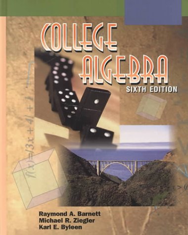 9780070063211: College Algebra