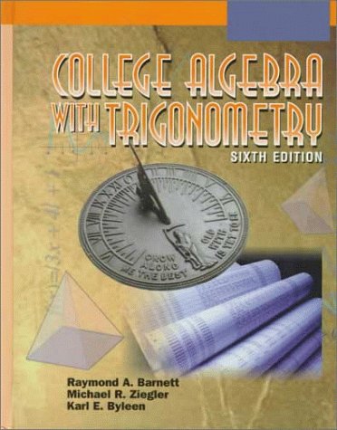 9780070063365: College Algebra With Trigonometry
