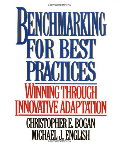 Beispielbild fr Benchmarking for Best Practices: Winning Through Innovative Adaptation zum Verkauf von Wonder Book
