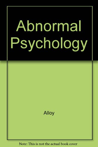 Abnormal Psychology (9780070066298) by Alloy, Lauren B.