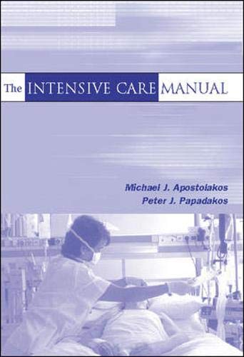 Imagen de archivo de The Intensive Care Manual a la venta por Better World Books
