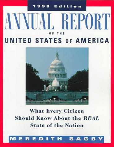 Imagen de archivo de Annual Report of the United States of America, 1998 Edition a la venta por HPB-Red