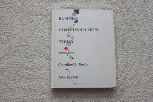 Stock image for Business Communication Today for sale by Better World Books