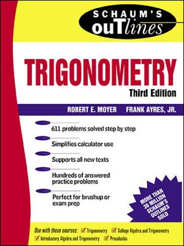Beispielbild fr Schaum's Outline of Trigonometry zum Verkauf von Wonder Book