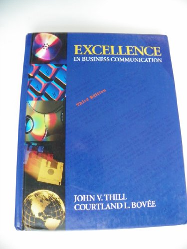 Beispielbild fr Excellence in Business Communication zum Verkauf von Better World Books