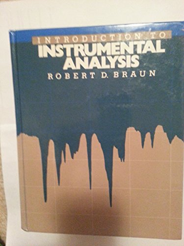 Introduction To Instrumental Analysis Abebooks