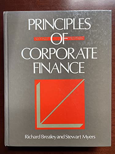 Beispielbild fr Study Guide to accompany Principles of Corp. Finance zum Verkauf von Better World Books