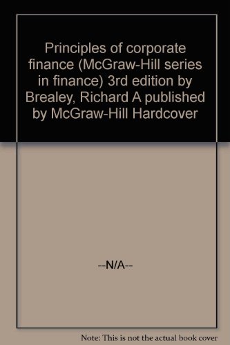 9780070073869: Principles of Corporate Finance (The McGraw-Hill Series in Finance)