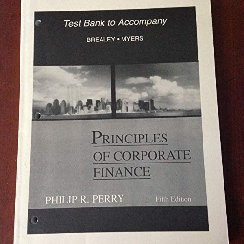 9780070074194: Principles of Corporate Finance: Test Bank