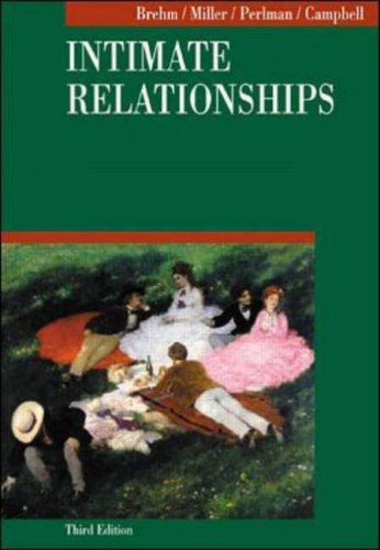 9780070074521: Intimate Relationships (Social Psychology)