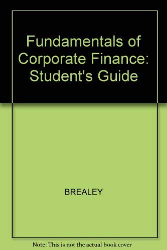9780070074682: Fundamentals of Corporate Finance