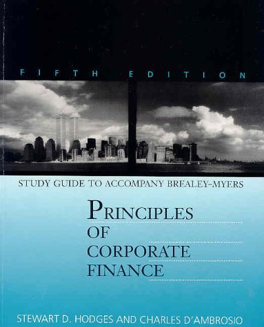 Beispielbild fr Study Guide to Accompany Principles of Corporate Finance zum Verkauf von HPB-Red