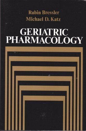 Beispielbild fr Geriatric Pharmacology zum Verkauf von ThriftBooks-Atlanta