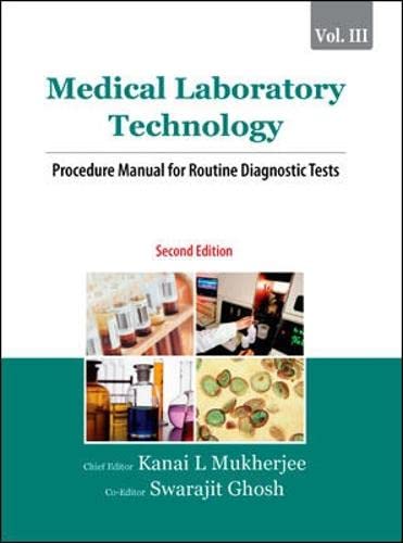 9780070076648: Medical Laboratory Technology (Volume III): Procedure Manual for Routine Diagnostic Tests