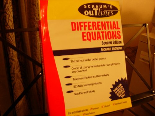 Beispielbild fr Schaums Outline of Differential Equations zum Verkauf von Goodwill Books