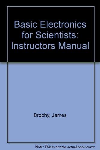 9780070081482: Basic Electronics for Scientists: Instructors Manual