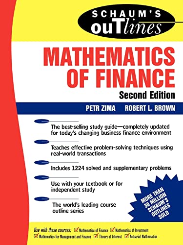 Stock image for Schaum's Outline of Mathematics of Finance for sale by Better World Books