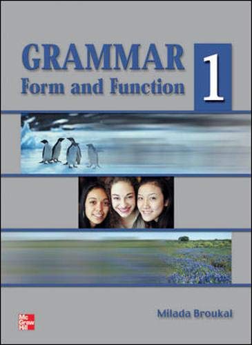 Stock image for Grammar Form and Function, Book 1 for sale by SecondSale