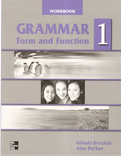 9780070082274: Grammar Form and Function 1 Workbook