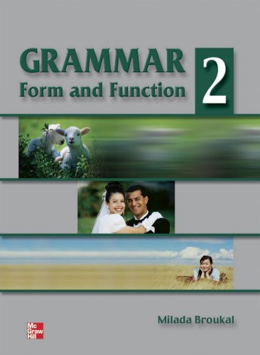 Stock image for Grammar Form and Function 2 Student Book for sale by Front Cover Books