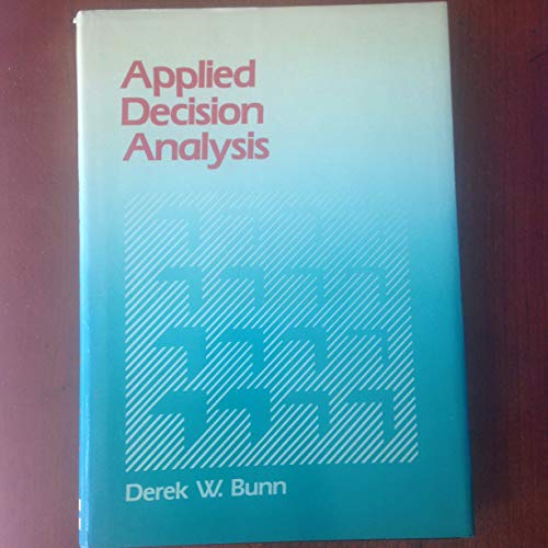 9780070082922: Applied Decision Analysis (McGraw-Hill Series in Quantitative Methods for Management)