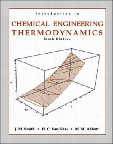 9780070083042: Introduction to Chemical Engineering Thermodynamics