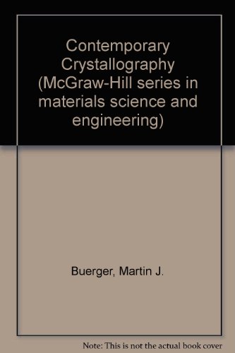 Stock image for Contemporary Crystallography for sale by Zubal-Books, Since 1961