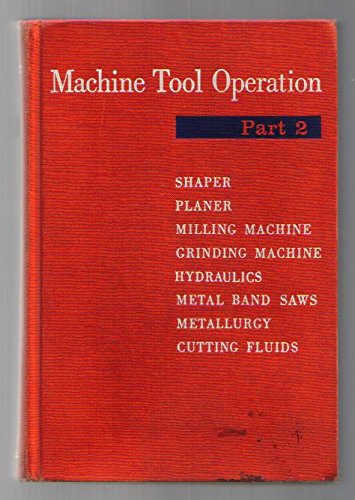 9780070089662: Machine Tool Operation