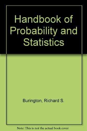 Beispielbild fr Handbook of Probability and Statistics With Tables zum Verkauf von Better World Books Ltd