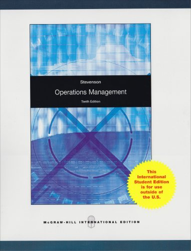 Beispielbild fr Operations Management (McGraw-Hill/Irwin Series Operations and Decision Sciences) zum Verkauf von BooksRun