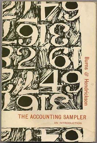 9780070092020: The Accounting Sampler (McGraw-Hill Series in Social Psychology)