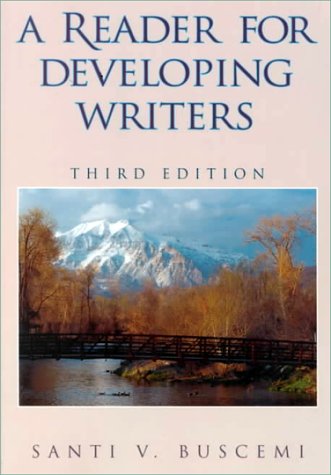 9780070094840: A Reader for Developing Writers