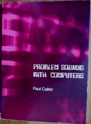 Imagen de archivo de Problem Solving With Computers a la venta por BookHolders