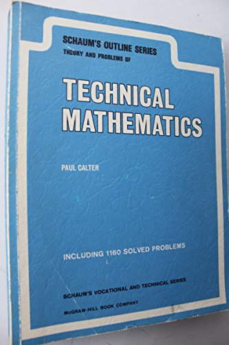 Imagen de archivo de Schaum's Outline of Technical Mathematics a la venta por Better World Books