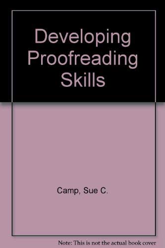 Stock image for Developing Proofreading Skills for sale by The Book Cellar, LLC
