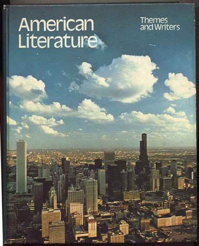 Stock image for American Literature: Themes and Writers (Themes and Writers Series) for sale by Wonder Book