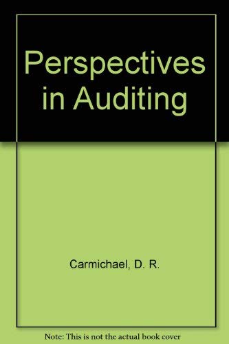 Beispielbild fr Perspectives in Auditing zum Verkauf von Anybook.com