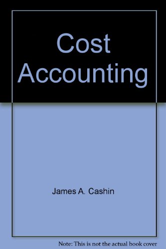 Imagen de archivo de Cost Accounting a la venta por Wonder Book