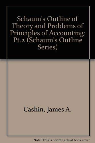 9780070102712: Schaum's Outline of Theory and Problems of Principles of Accounting